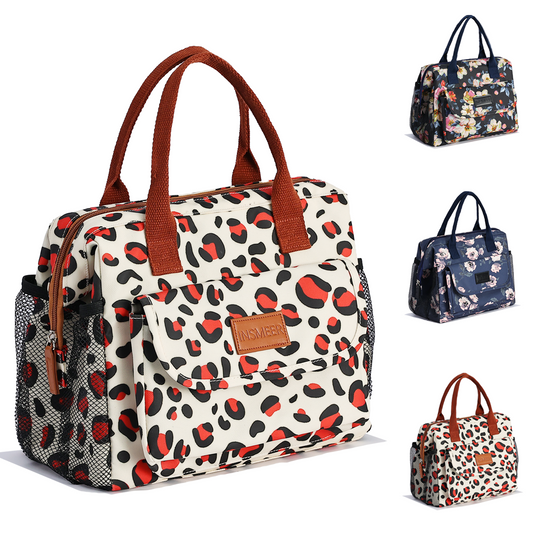 Rose Series Lunch Bags for Women Brown