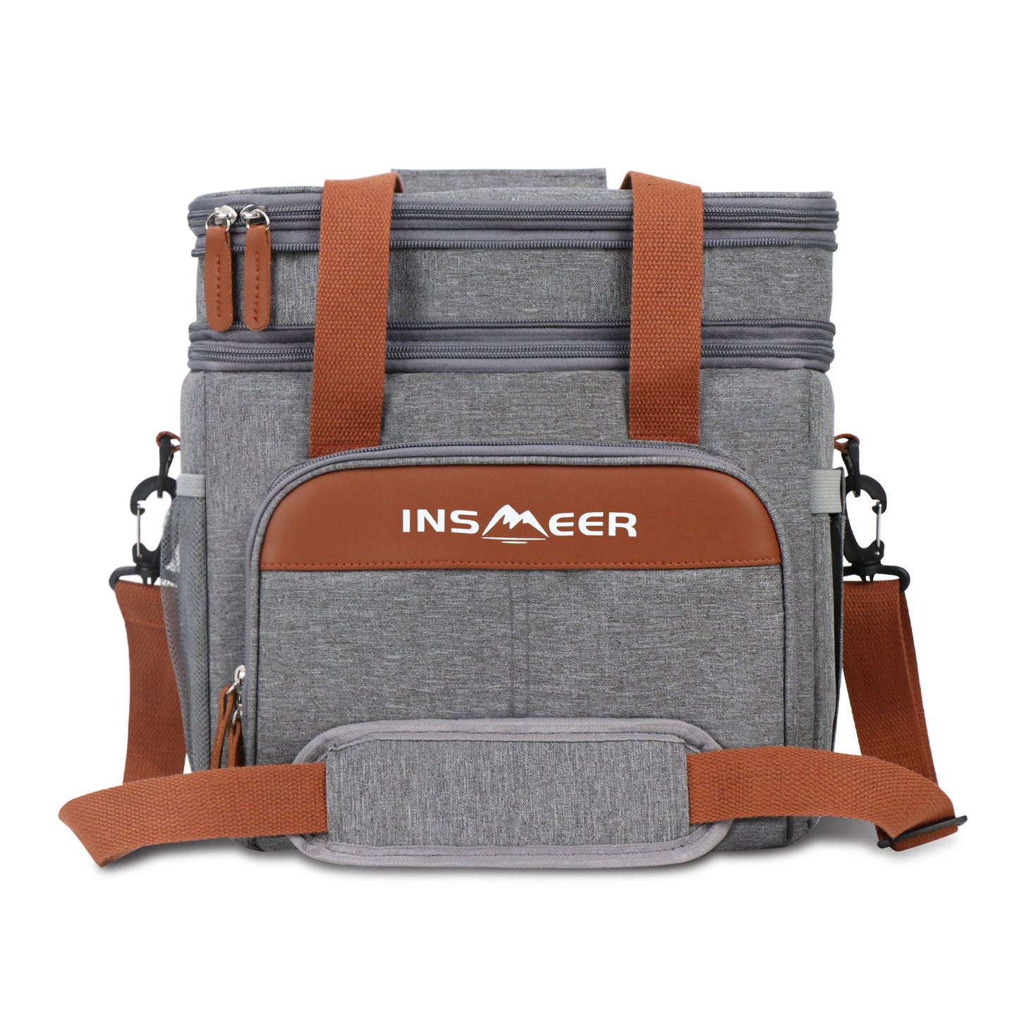 INSMEER 20L Expandable Lunch Bag Grey