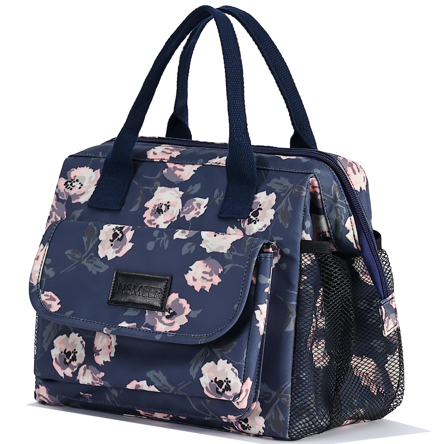 Rose Series Lunch Bags for Women Blue