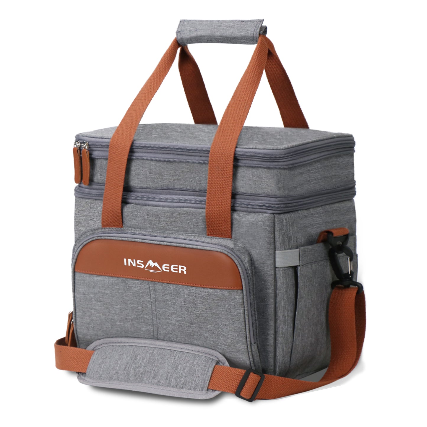 INSMEER 20L Expandable Lunch Bag Grey