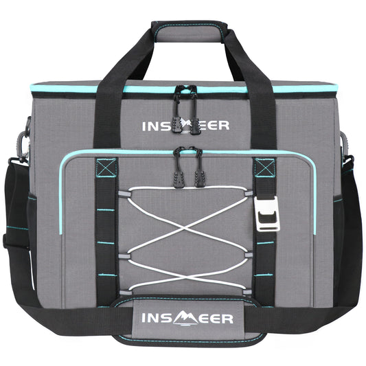 INSMEER 55L Large Cooler Bag Grey