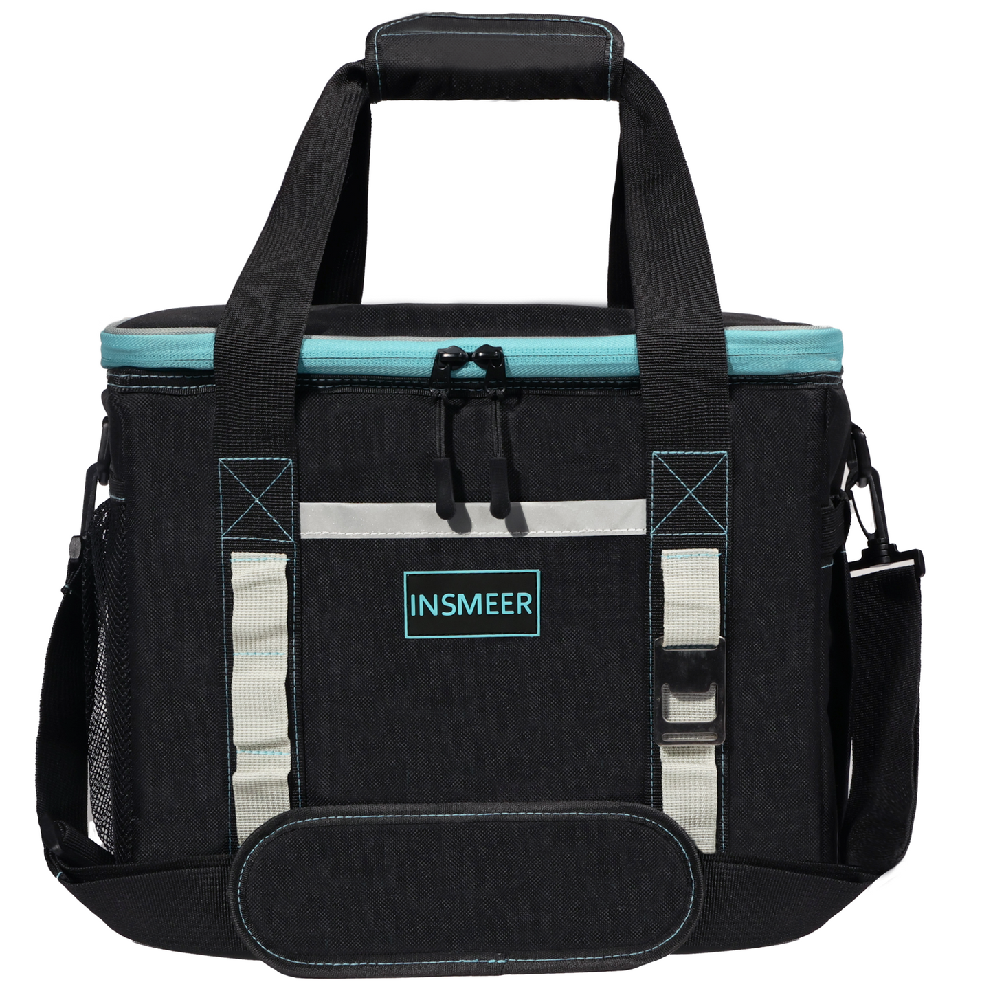 INSMEER 25L 32Cans Insulated Cooler Bag Black