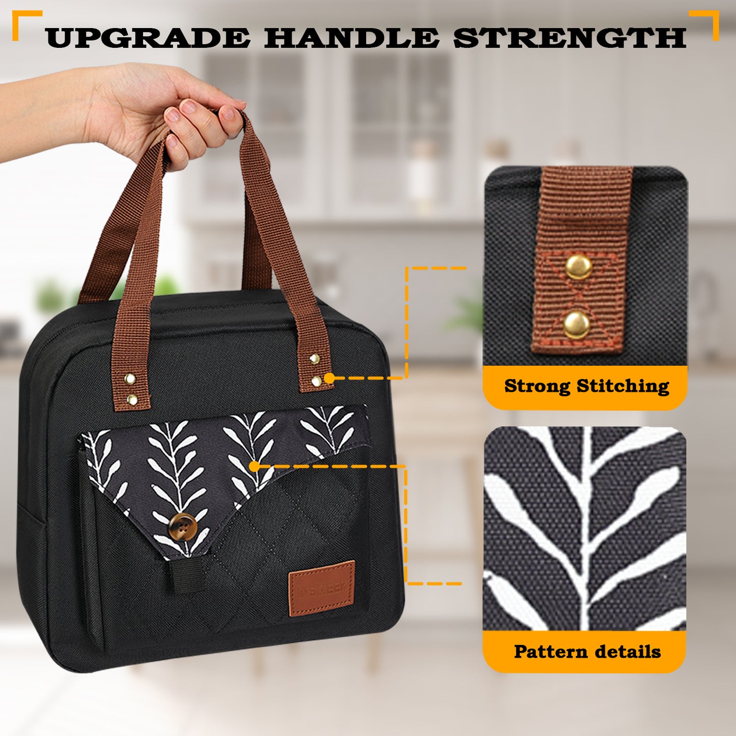 8L Lunch Bag for Women Snow