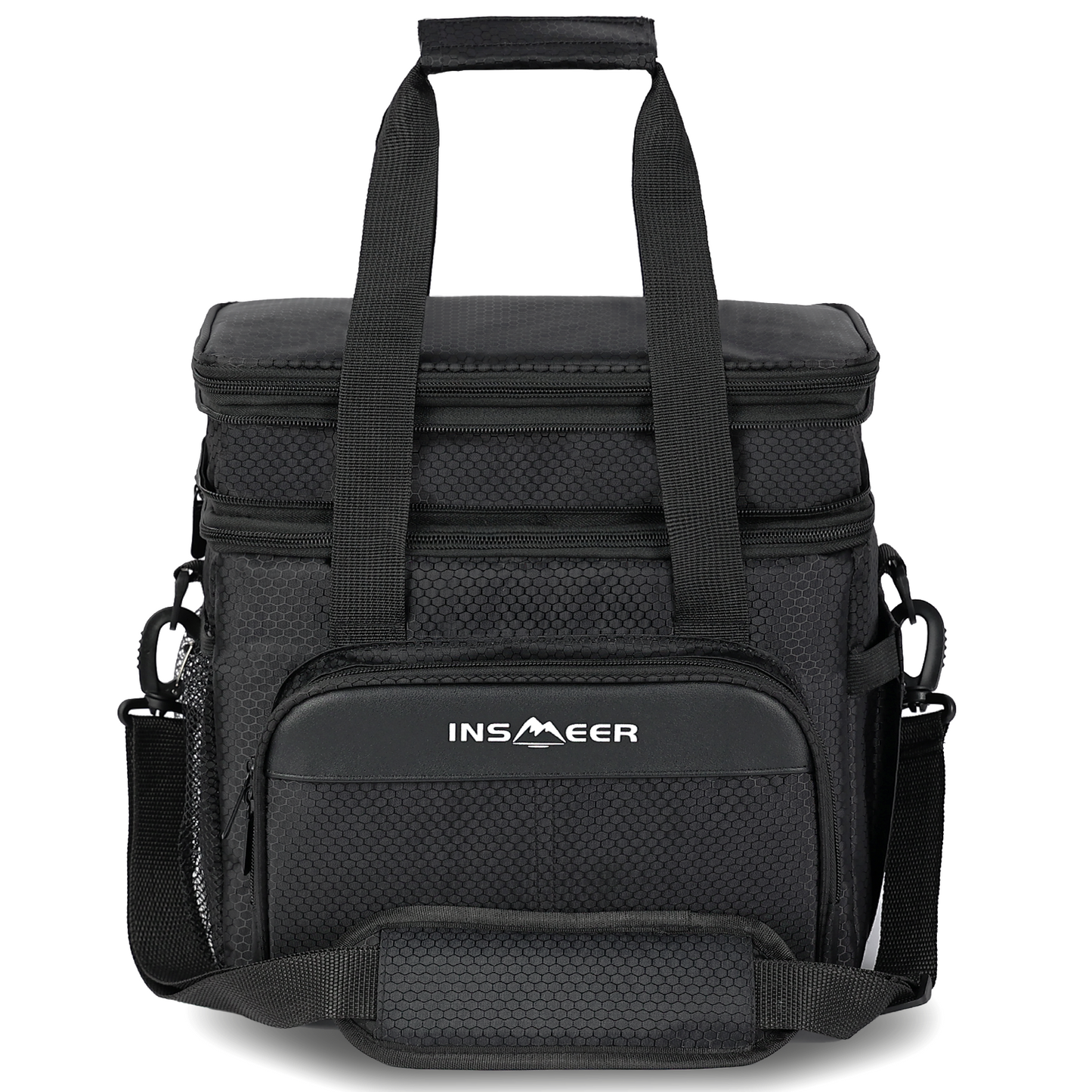 INSMEER 20L Expandable Lunch Bag Black