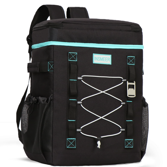 INSMEER 30L Large Cooler Backpack Black